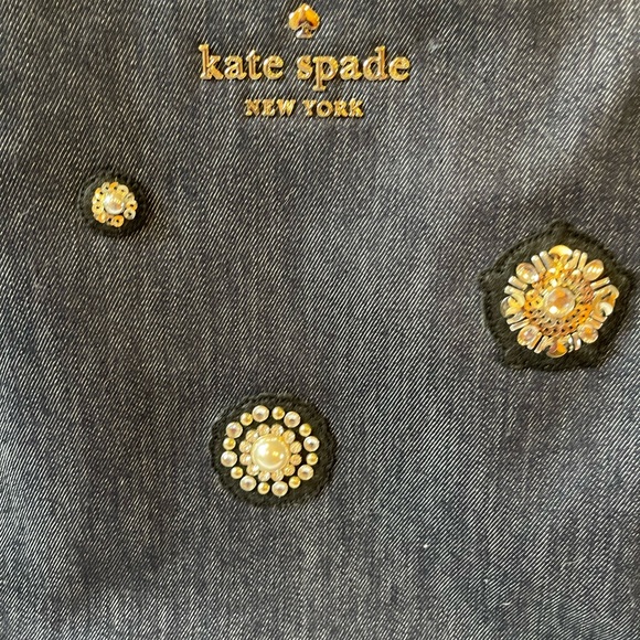 Kate Spade Denim Shoulder Tote - Picture 3 of 10